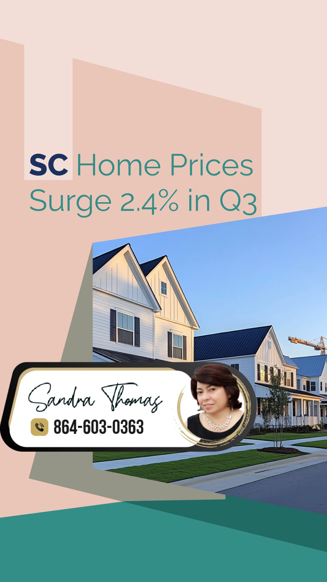 SC Home Prices up 2.4% in Q3: Growth Ahead?